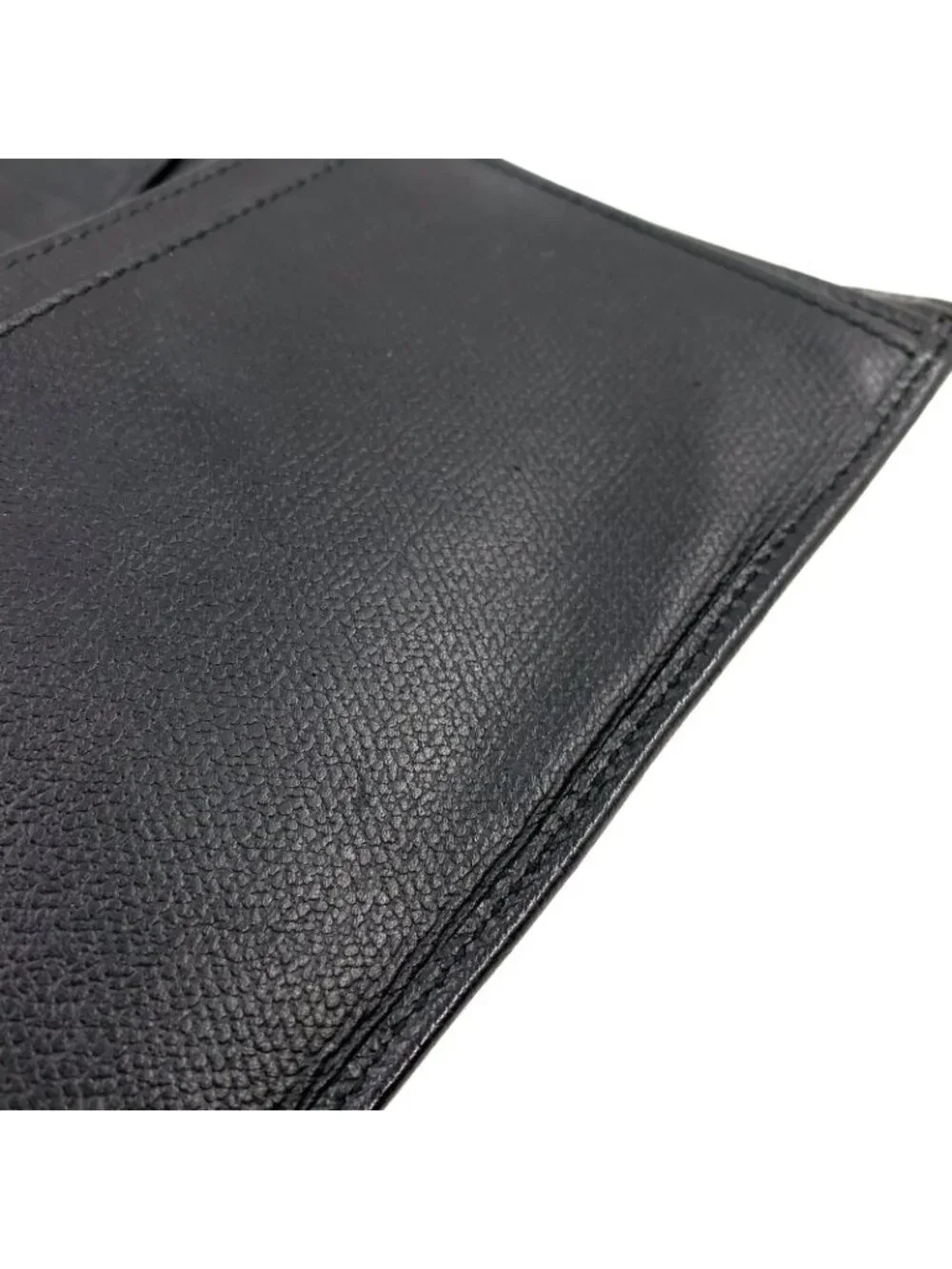 Chanel Coco Button Caviar Leather Black Bifold Wallet Gold